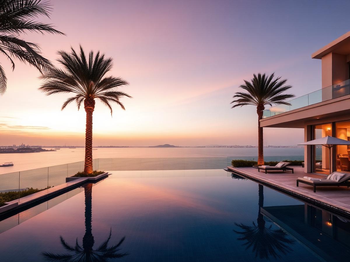 Featured Dubai property with infinity pool